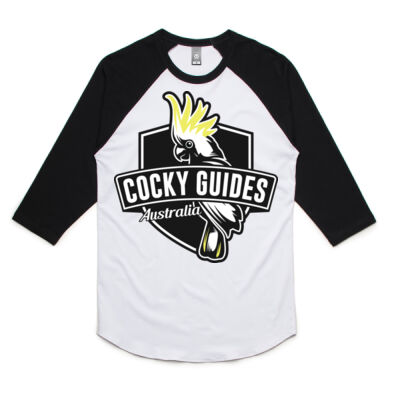 Unisex Cocky 3/4 Raglan Tee Thumbnail